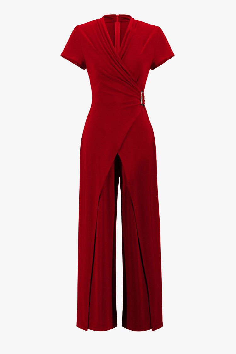 Ollie Joseph Ribkoff Radiant Silky Knit Wide Leg Jumpsuit