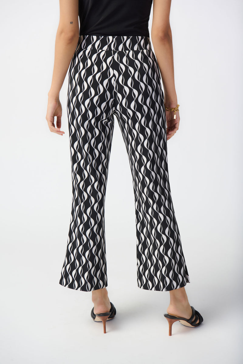 Joseph Ribkoff Geometric Print Silky Knit Pull-On Pants