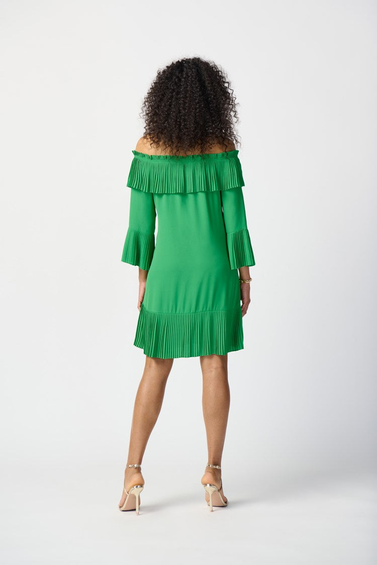 Georgette Off-the-Shoulder A-line Dress by Joseph Ribkoff