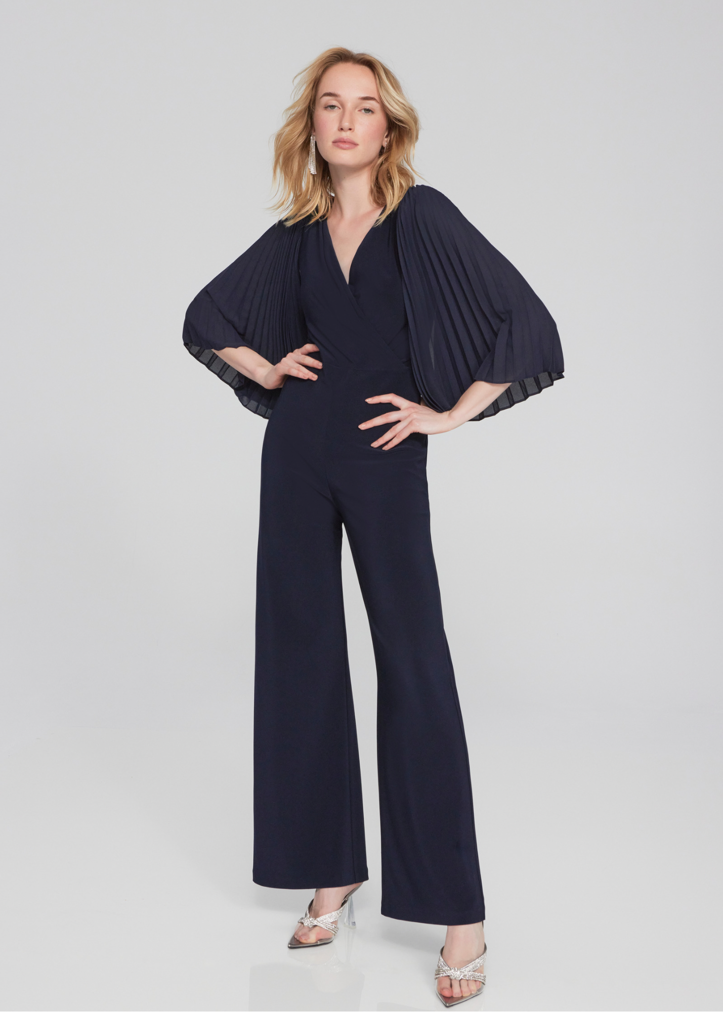 Bella - Joseph Ribkoff Silky Knit Wide-Leg Jumpsuit