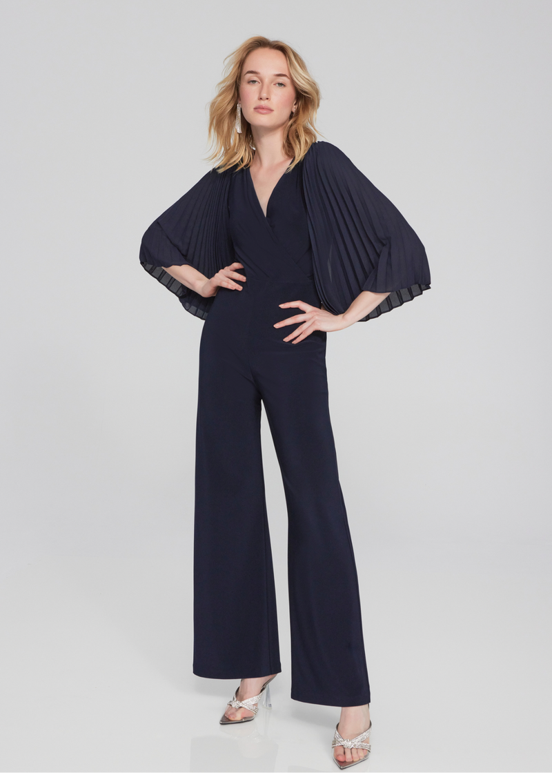 Bella - Joseph Ribkoff Silky Knit Wide-Leg Jumpsuit