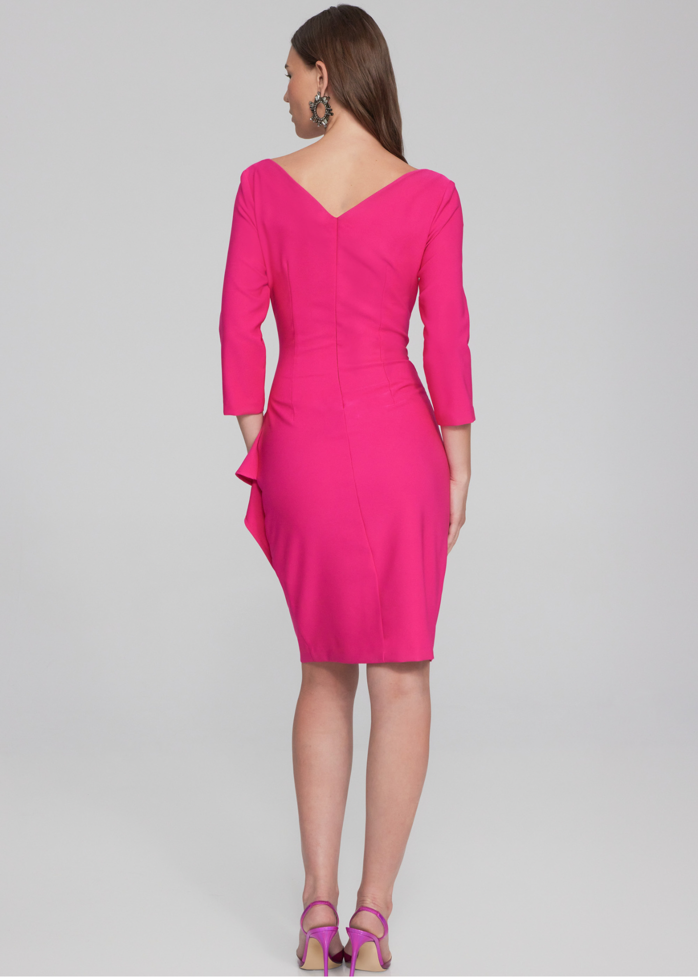 Sara - Joseph Ribkoff Lux Twill Wrap Dress