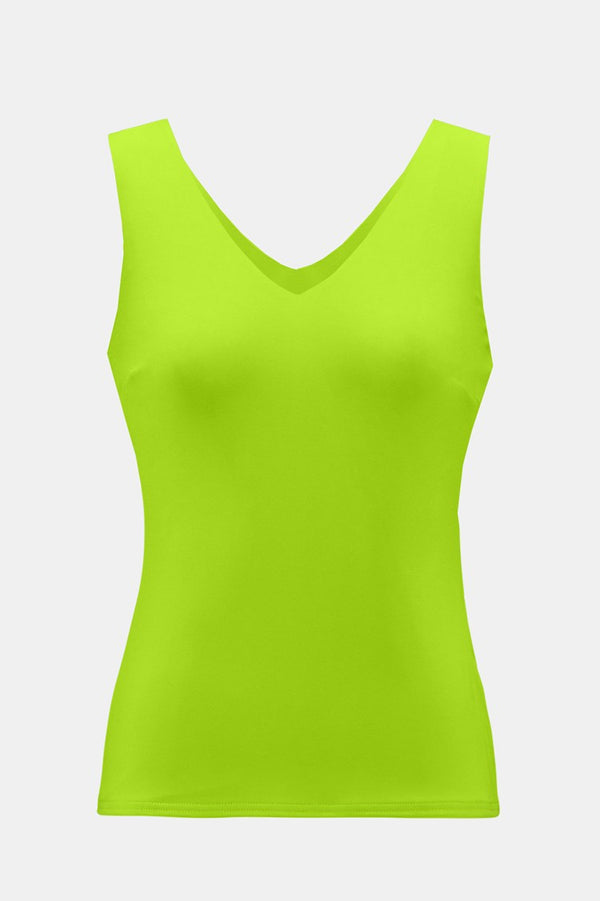 Joseph Ribkoff Key Lime Classic V-Neck Cami