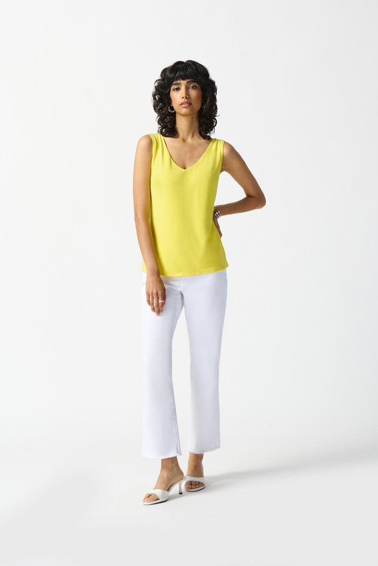 Joseph Ribkoff Key Lime Classic V-Neck Cami