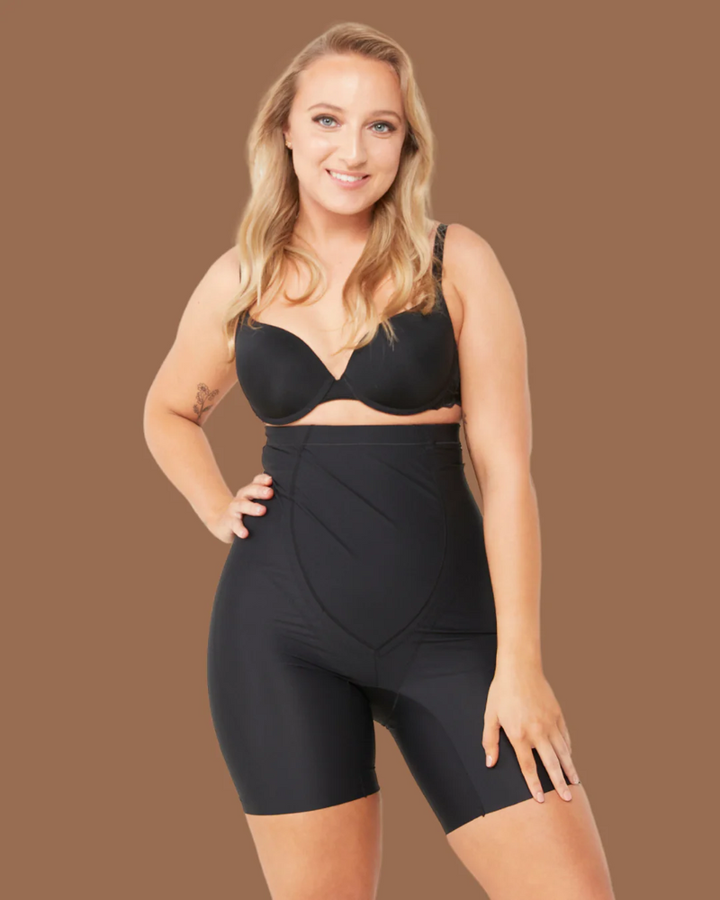 SHAPEWEAR SHORTS FOR TALL BODY (BLACK)