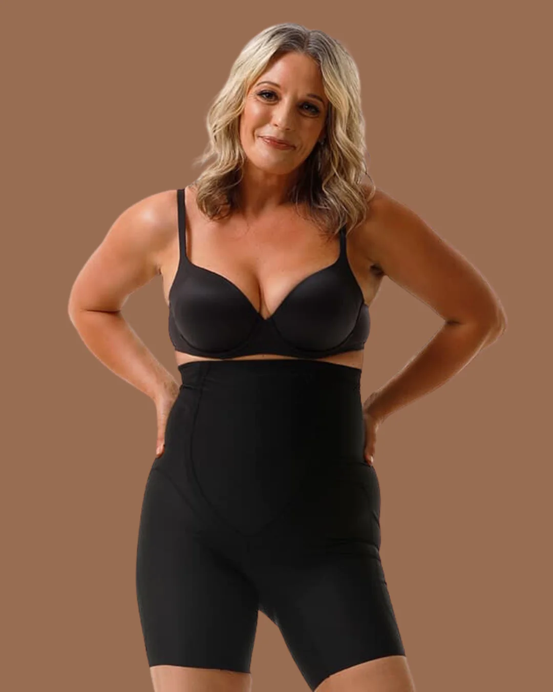 SHAPEWEAR SHORTS FOR TALL BODY (BLACK)