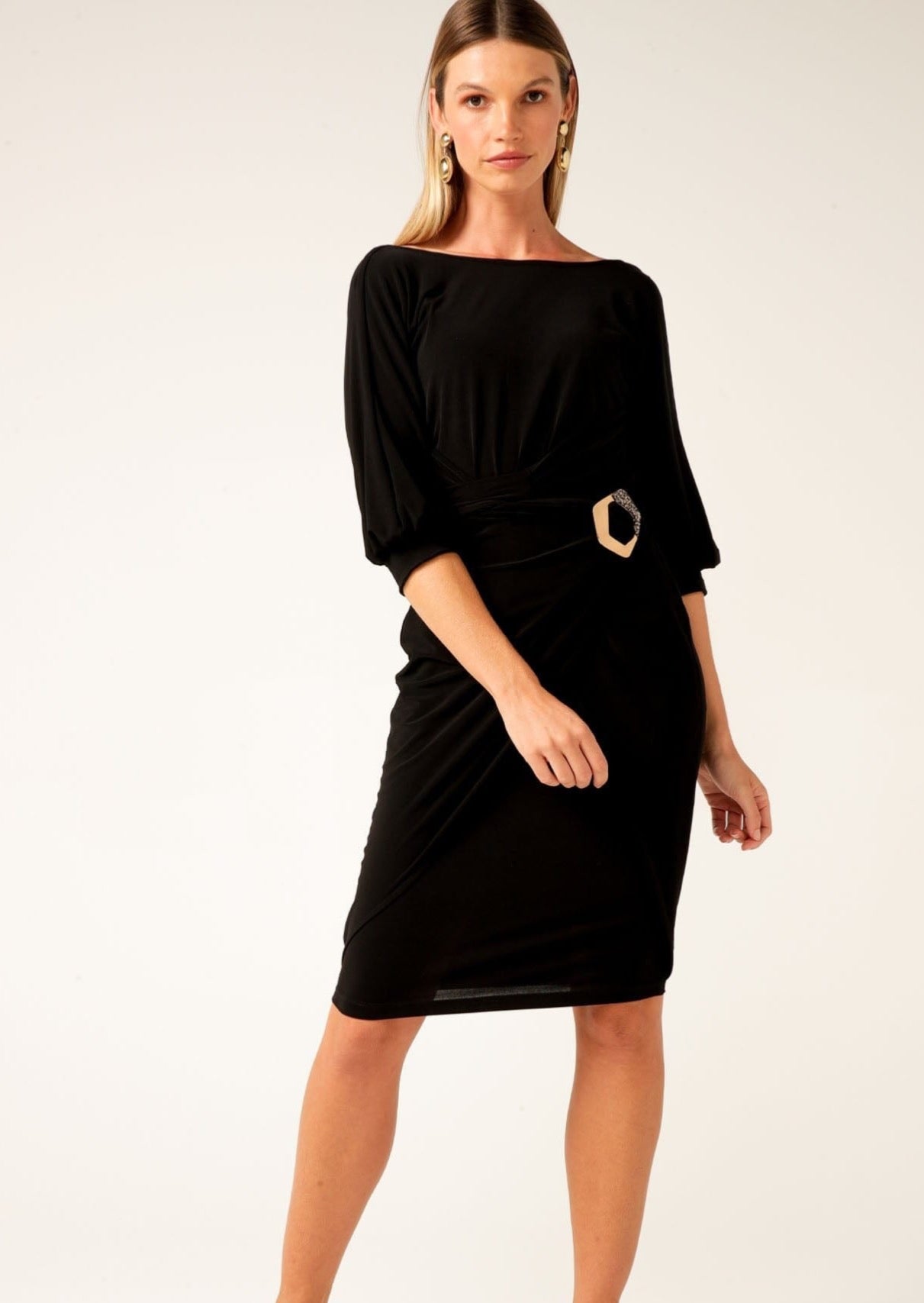 Hannah - Sacha Drake Cowl Tie Drape Dress