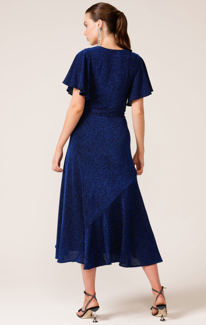 Sydney - Sacha Drake Sapphire Stargaze Wrap Midi Dress