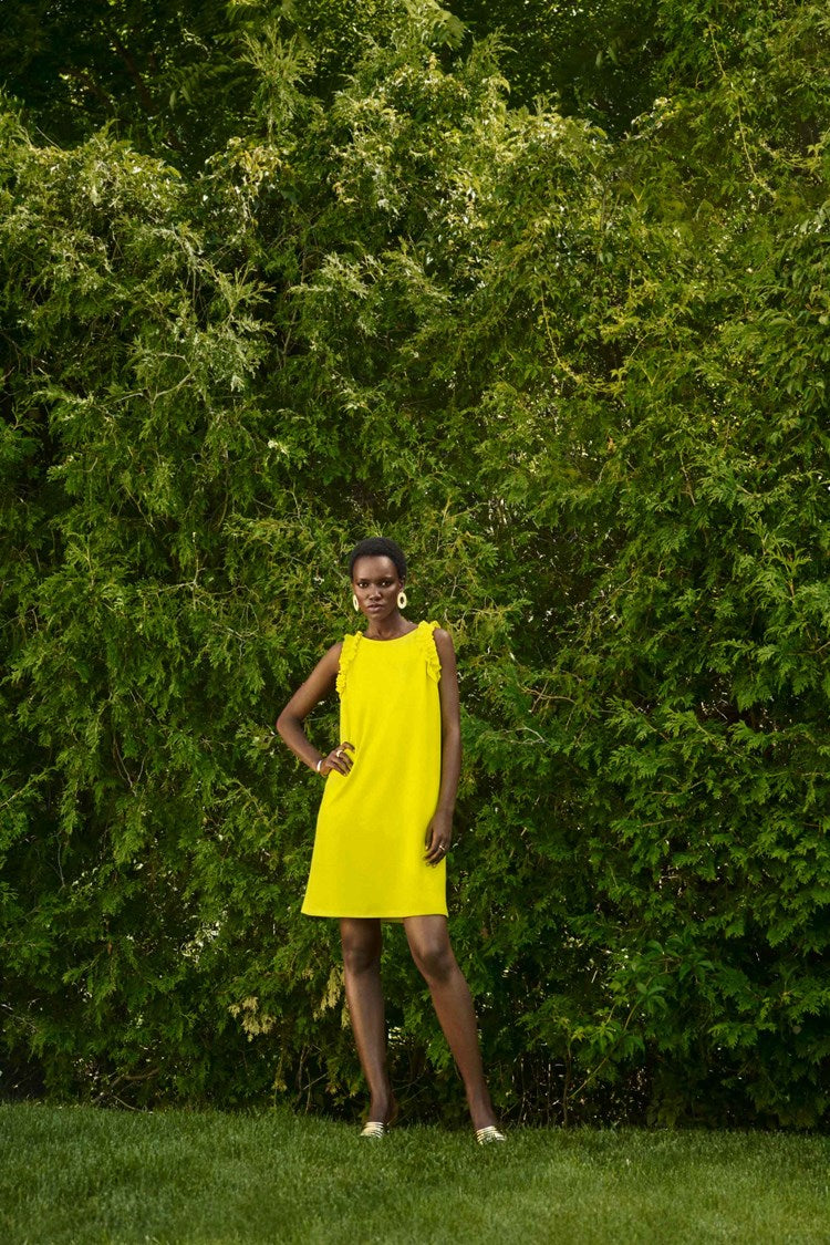 Joseph Ribkoff Scuba Crepe Sleeveless Straight Dress