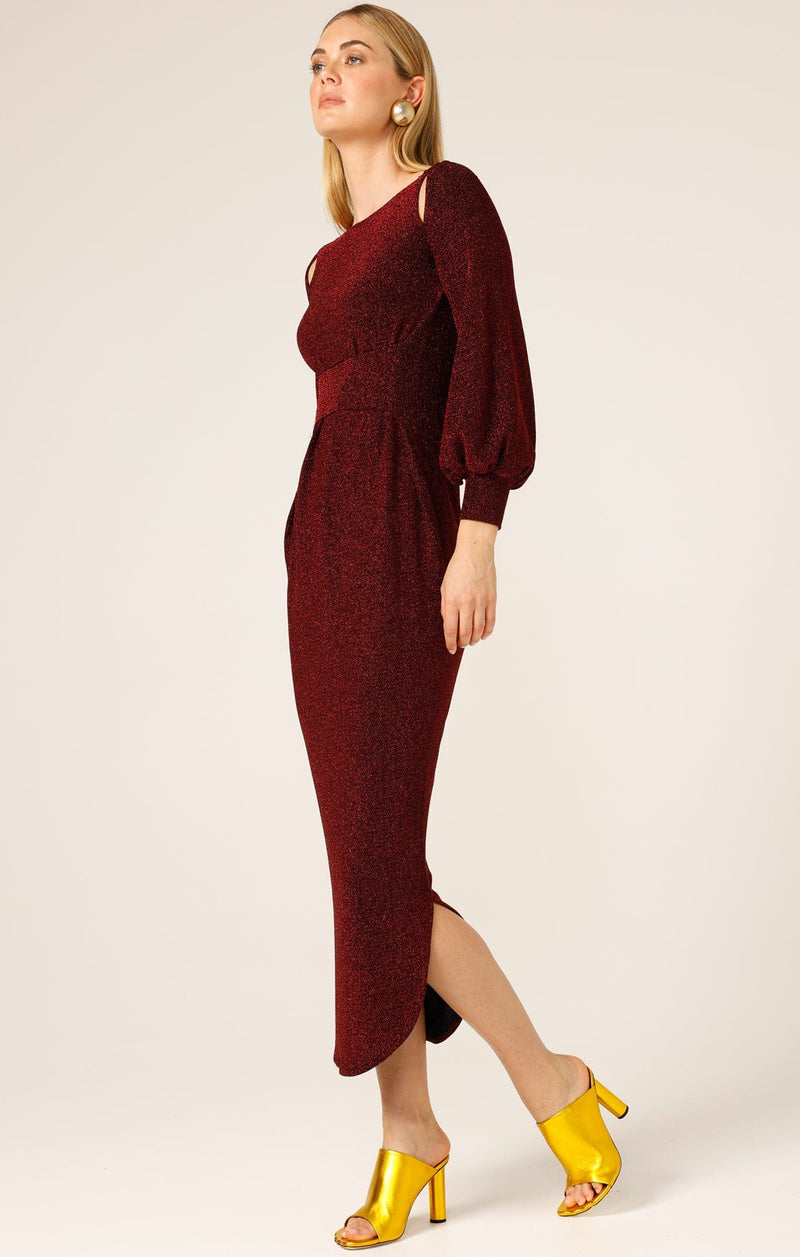 Bianca - Sacha Drake Orio Star Dress in Ruby