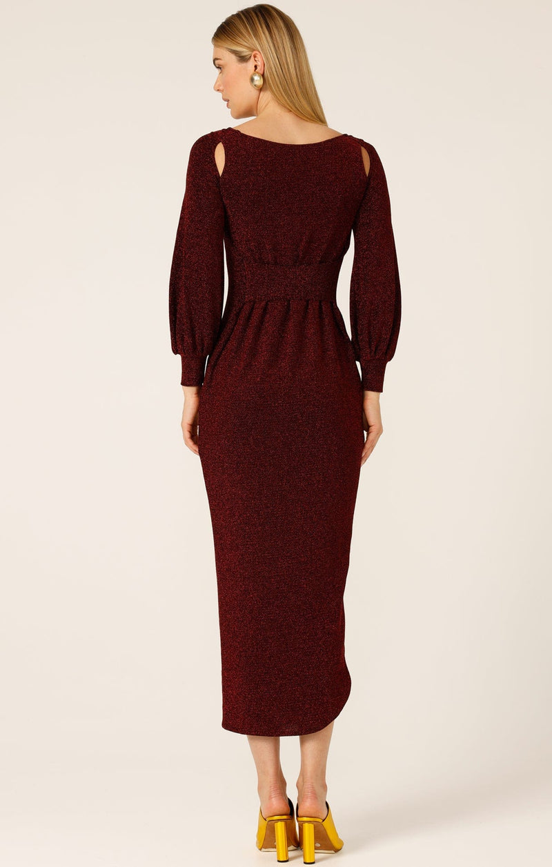 Bianca - Sacha Drake Orio Star Dress in Ruby