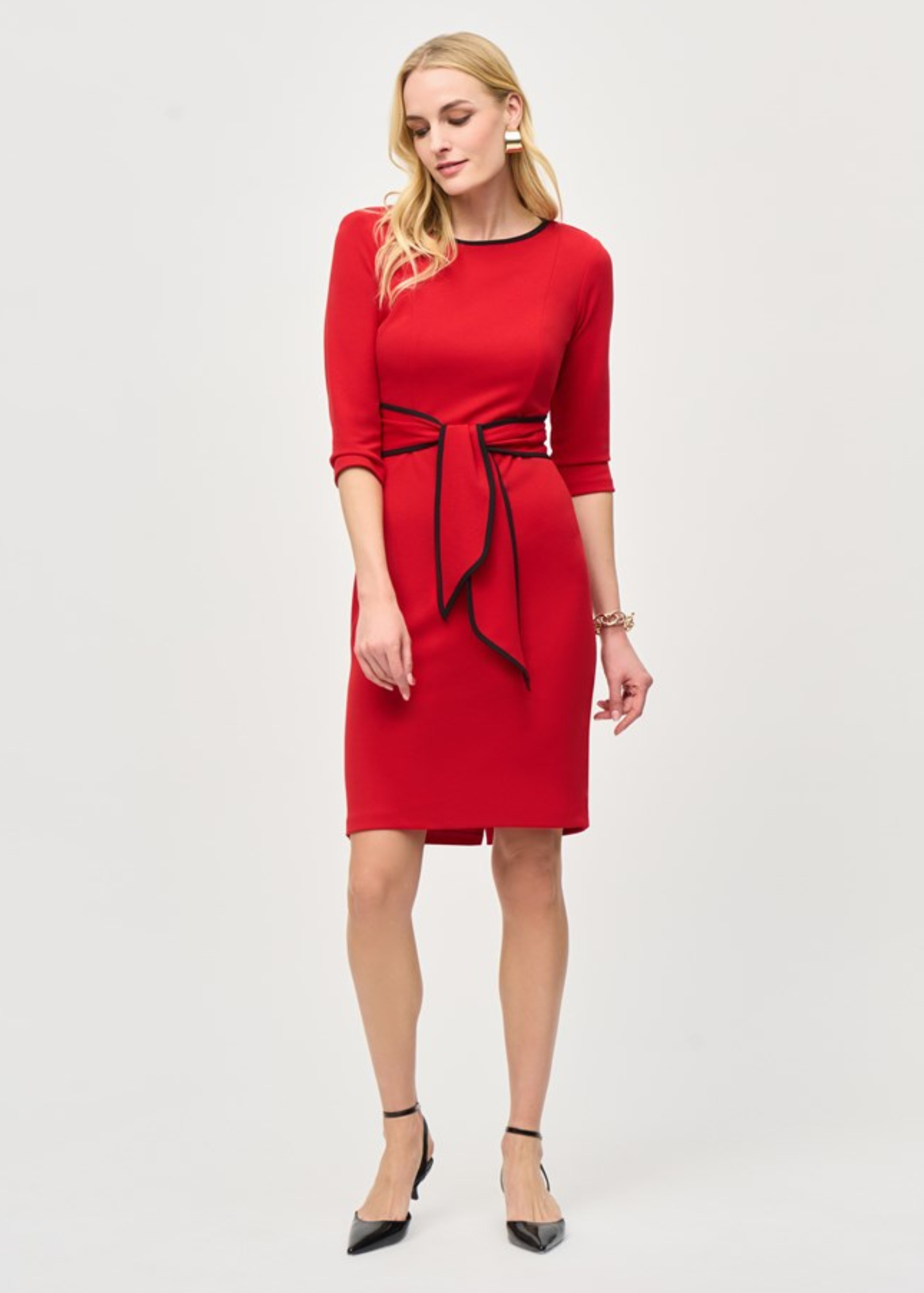 Ruby - Joseph Ribkoff Scuba Crepe Sheath Dress