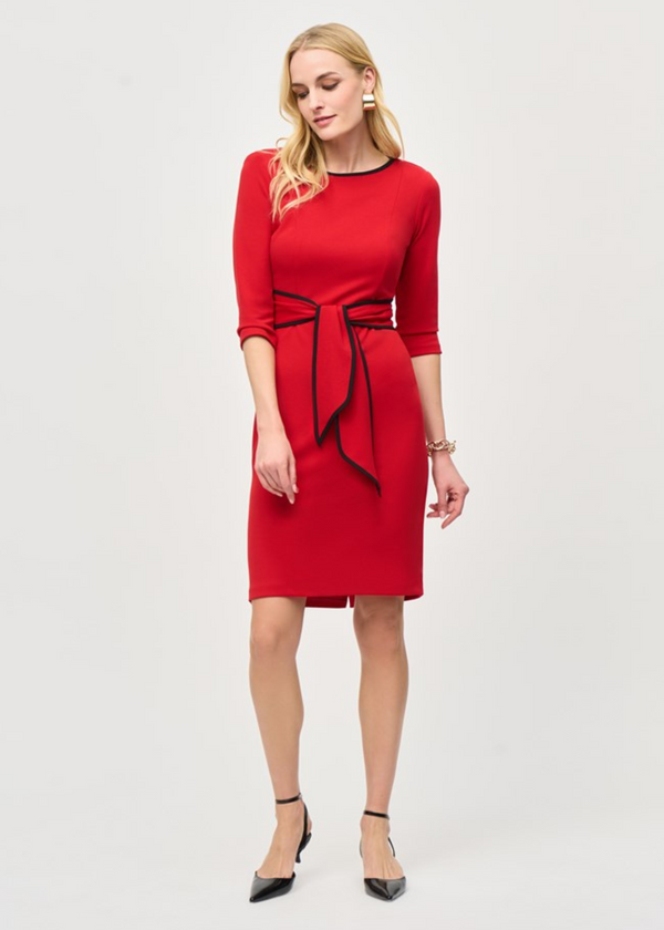 Ruby - Joseph Ribkoff Scuba Crepe Sheath Dress