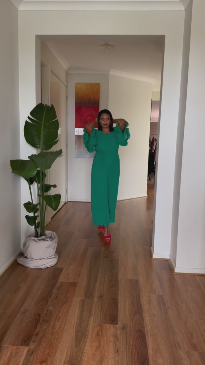 Fiona Emerald Jumpsuit