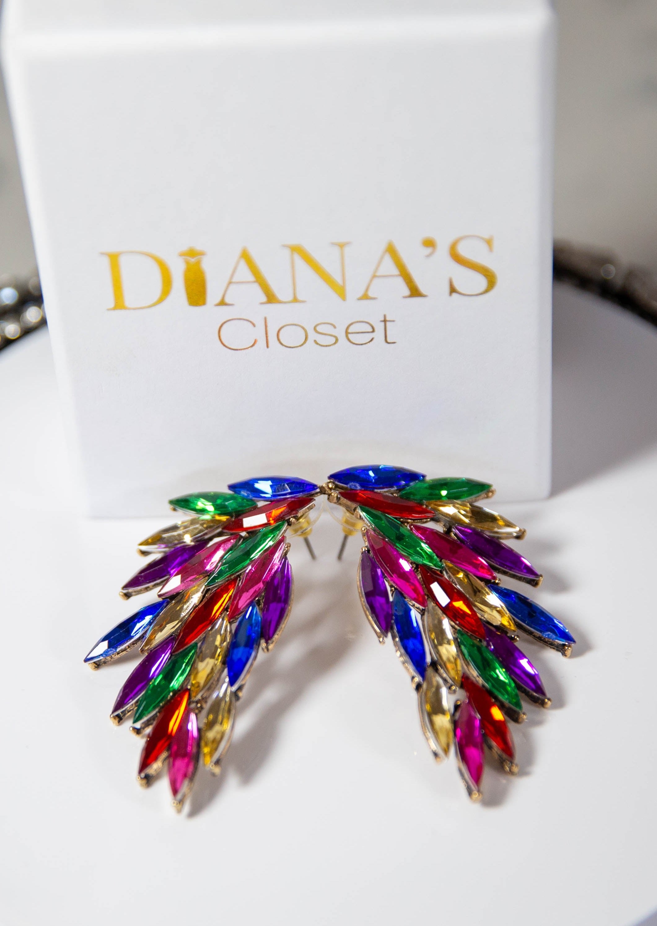 Eagle Wings Multicolour Earrings